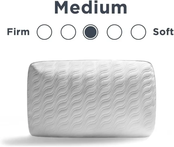 Tempur-Pedic TEMPUR-Cloud ProHi Memory Foam, Pillow, Queen (Pack of 1), White - Image 2